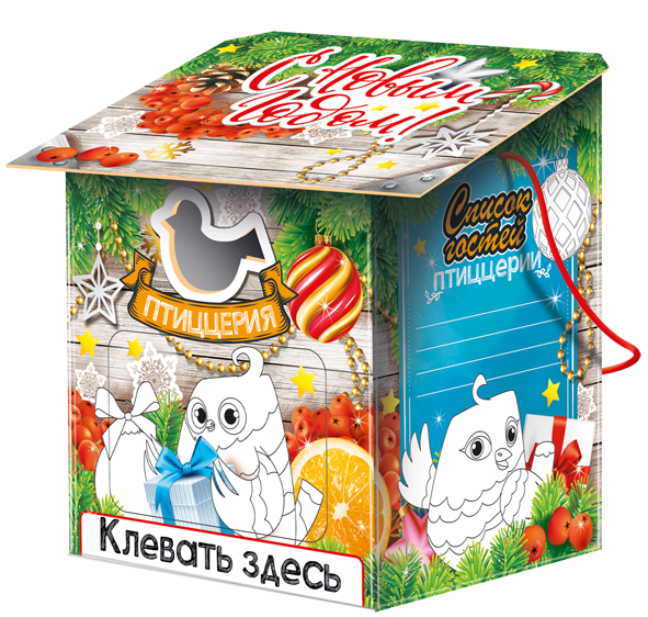 сладкий новогодний подарок Под. Кормушка Птиц (К1000С13111)